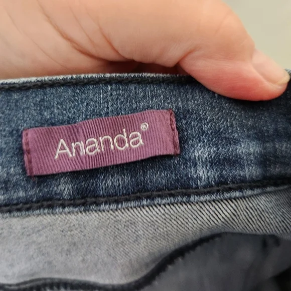 Gloria Vanderbilt Amanda Straight Jeans Womens  Blue High Rise Stretch - 16 - Picture 10 of 14